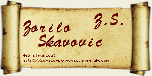 Zorilo Škavović vizit kartica